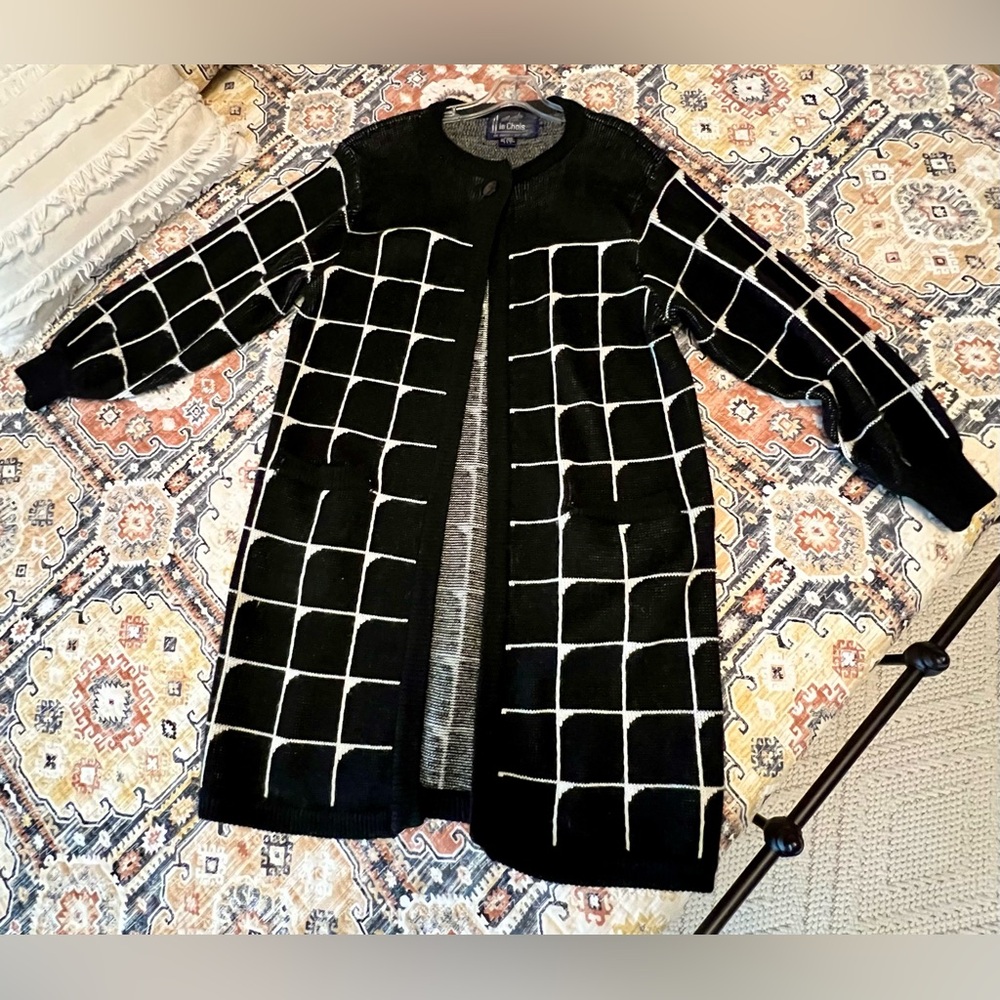 Vintage Monto Por Le Chois Long Sweater Jacket